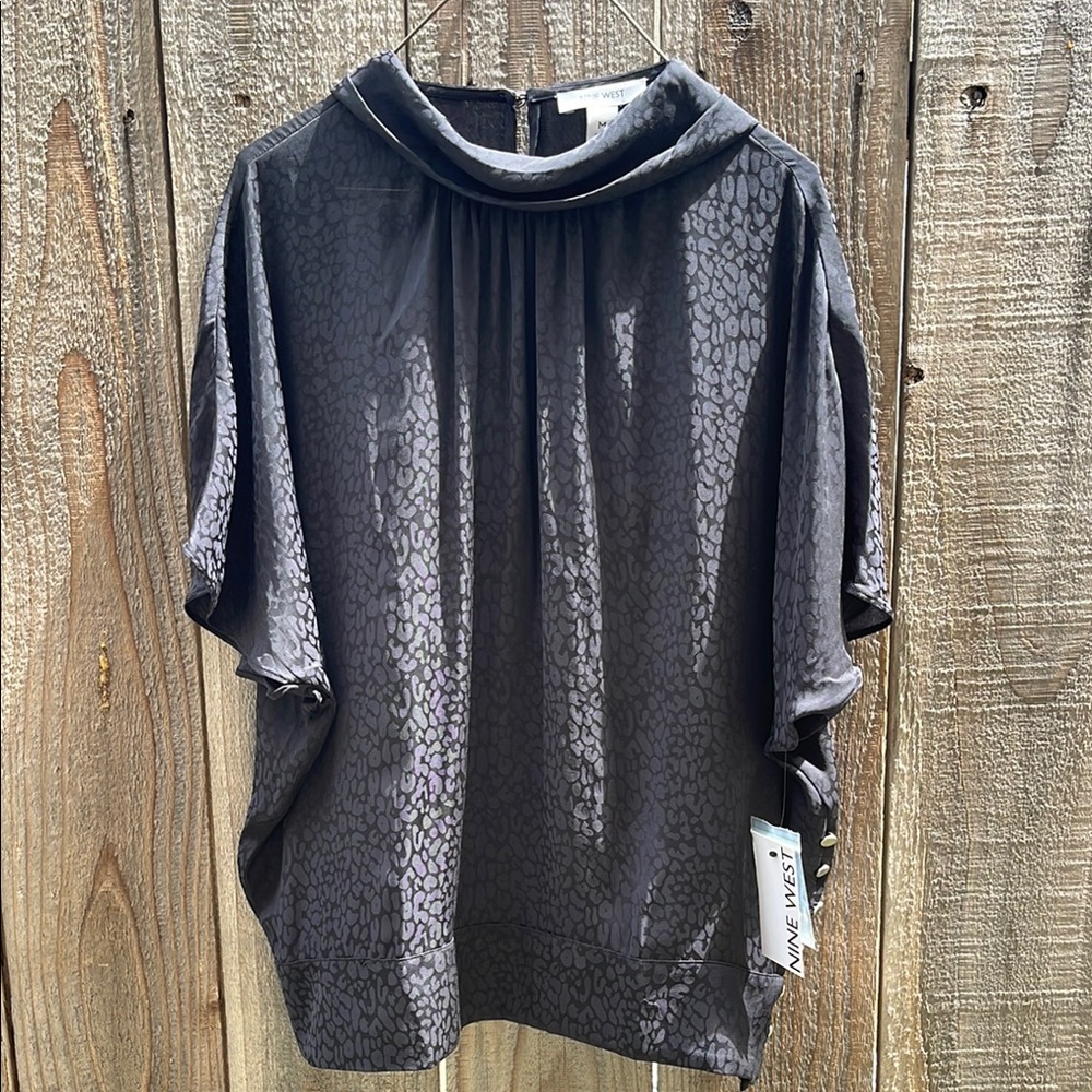 Nine West Bold Animal Collection Blouse